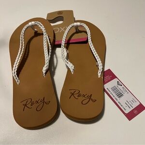 Girls' Roxy Costas II Flip Flop Sandals Little White